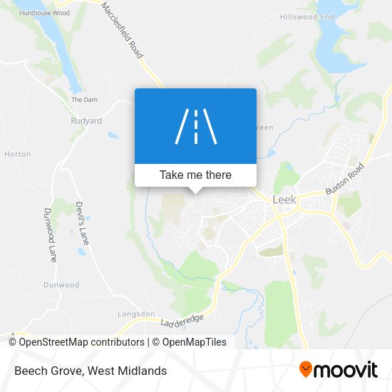 Beech Grove map