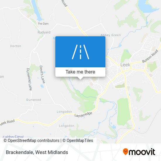 Brackendale map