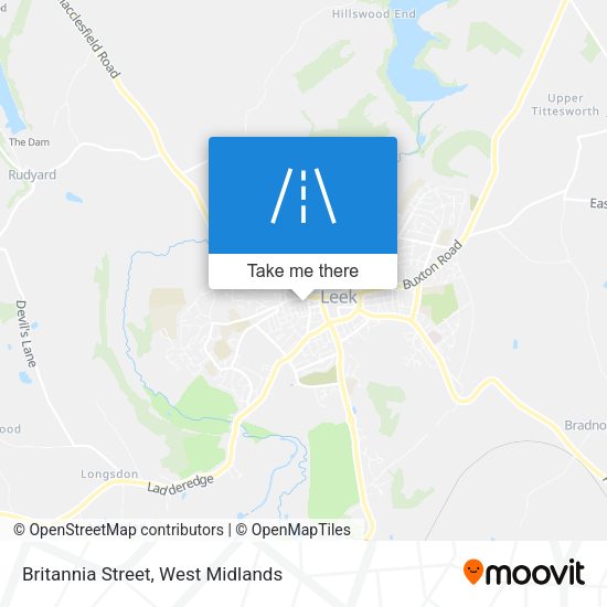 Britannia Street map