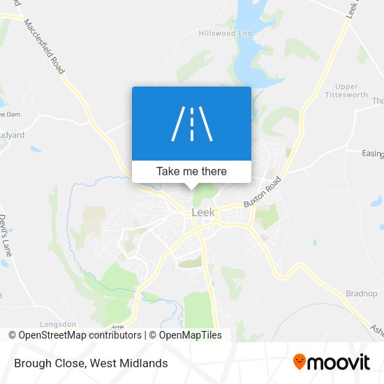 Brough Close map