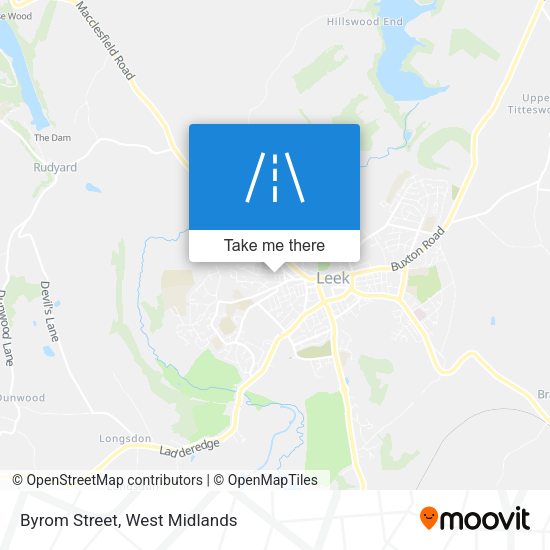 Byrom Street map