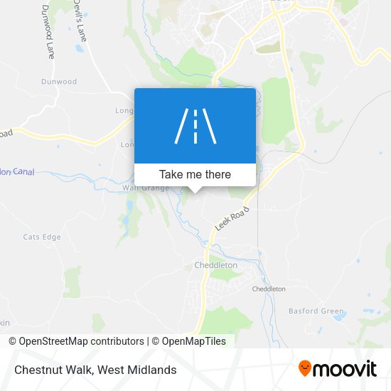 Chestnut Walk map