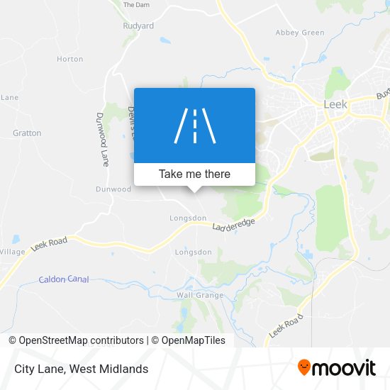 City Lane map
