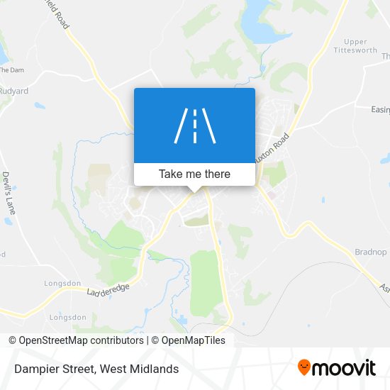 Dampier Street map