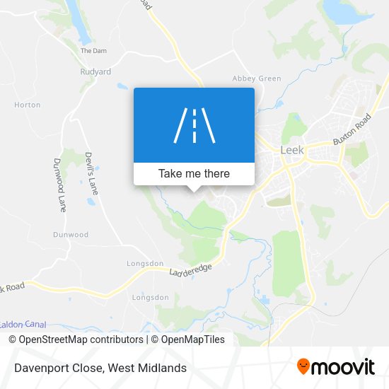 Davenport Close map