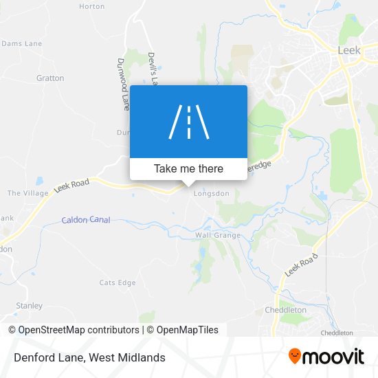 Denford Lane map