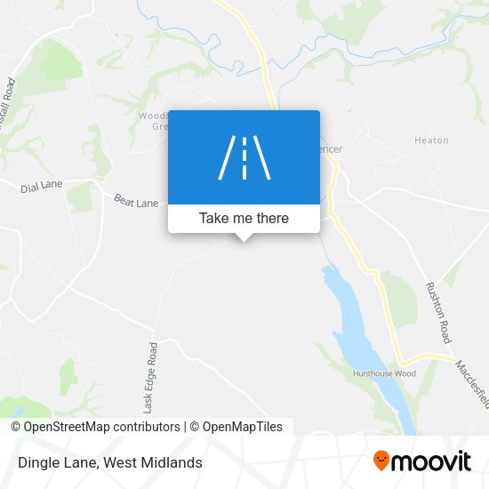 Dingle Lane map
