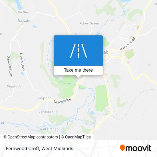 Fernwood Croft map