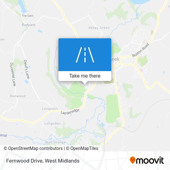 Fernwood Drive map