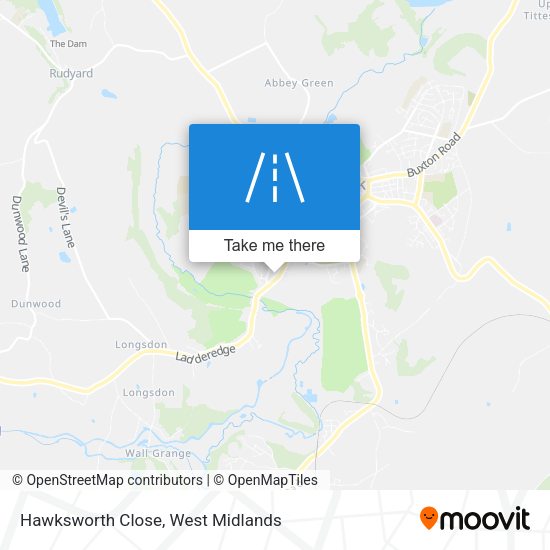 Hawksworth Close map