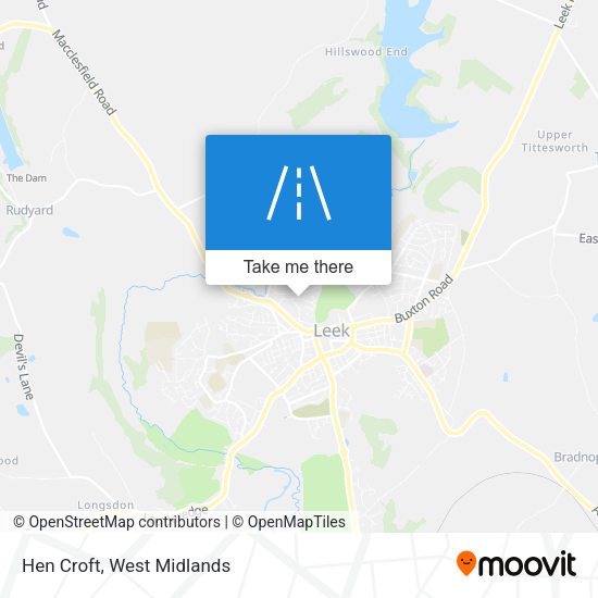 Hen Croft map