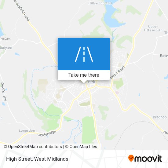 High Street map