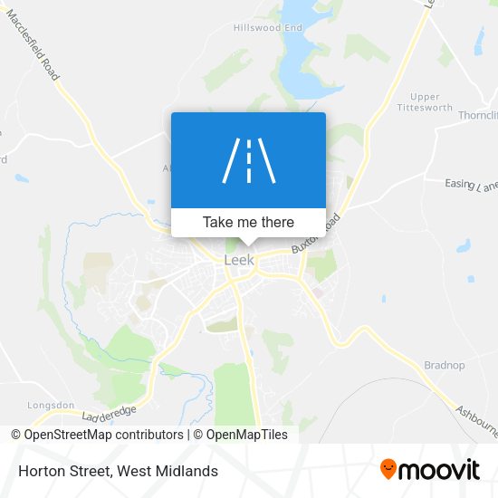 Horton Street map