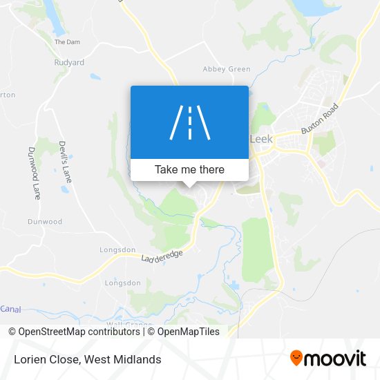 Lorien Close map