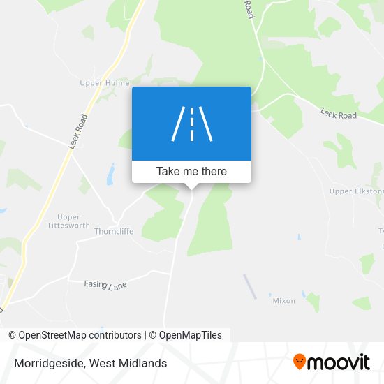 Morridgeside map