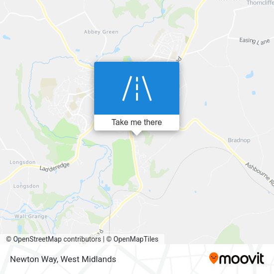 Newton Way map