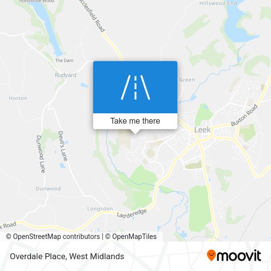 Overdale Place map