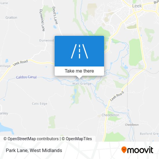 Park Lane map