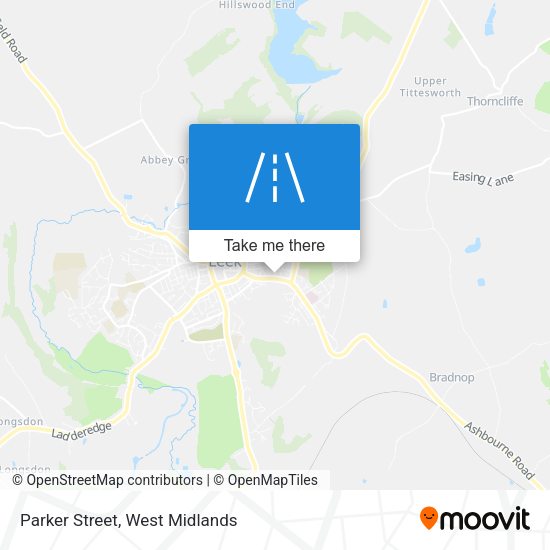 Parker Street map