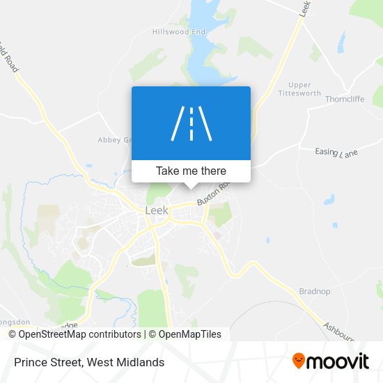 Prince Street map