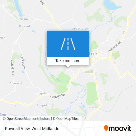 Rownall View map