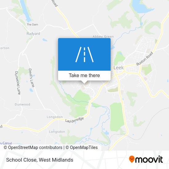 School Close map