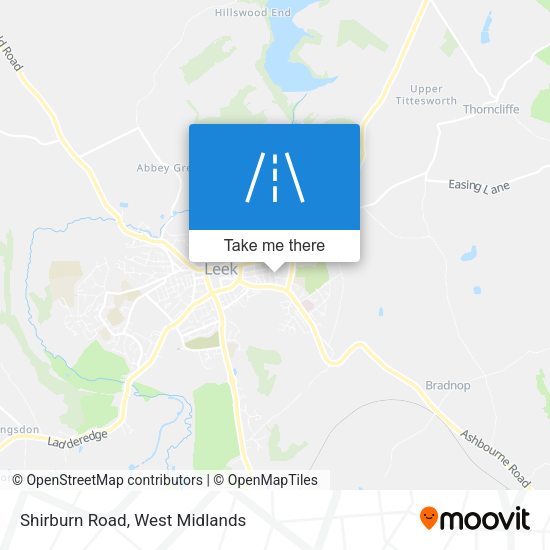 Shirburn Road map