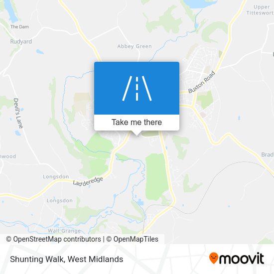 Shunting Walk map