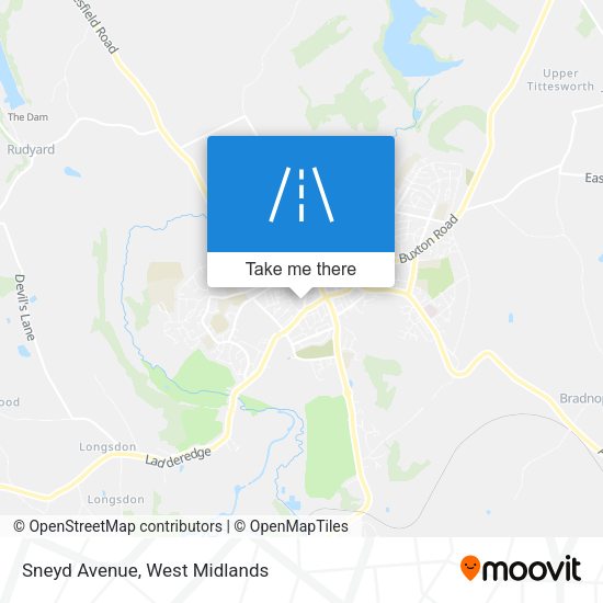 Sneyd Avenue map