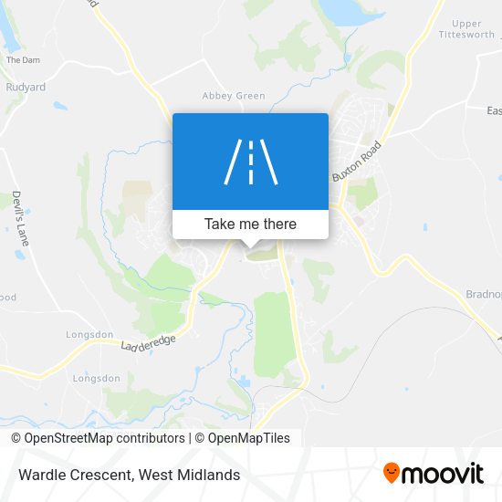 Wardle Crescent map
