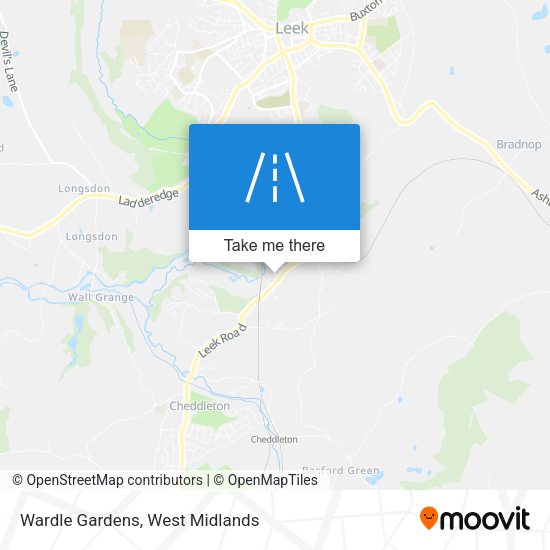 Wardle Gardens map