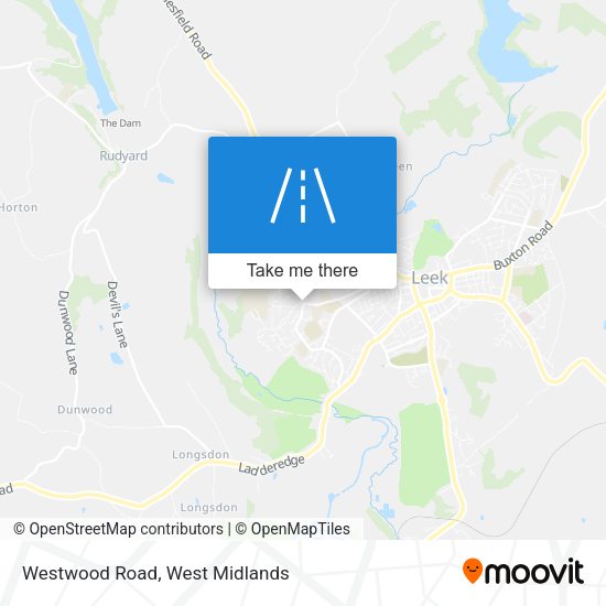 Westwood Road map
