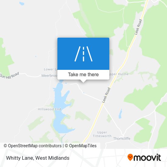 Whitty Lane map
