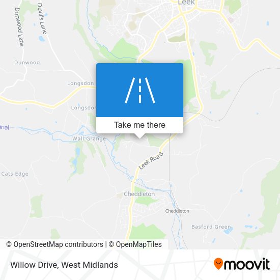 Willow Drive map