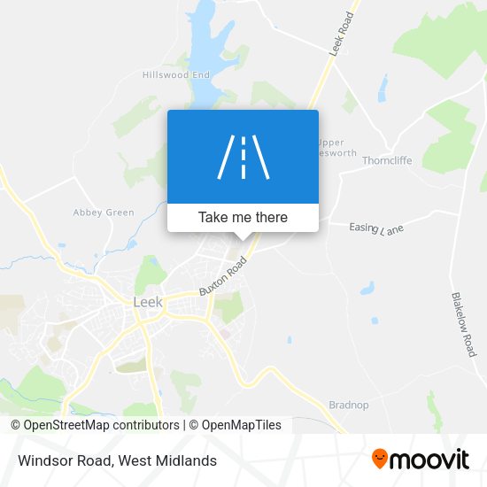Windsor Road map