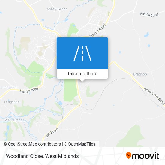 Woodland Close map