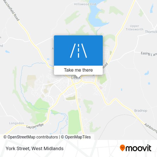 York Street map