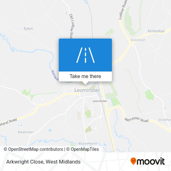 Arkwright Close map