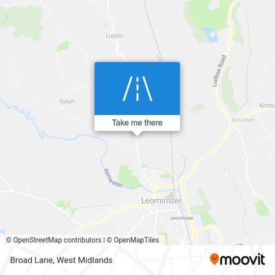 Broad Lane map