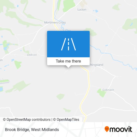 Brook Bridge map