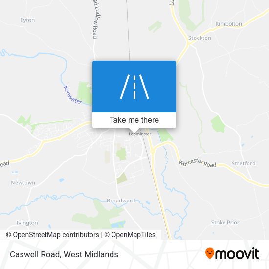 Caswell Road map
