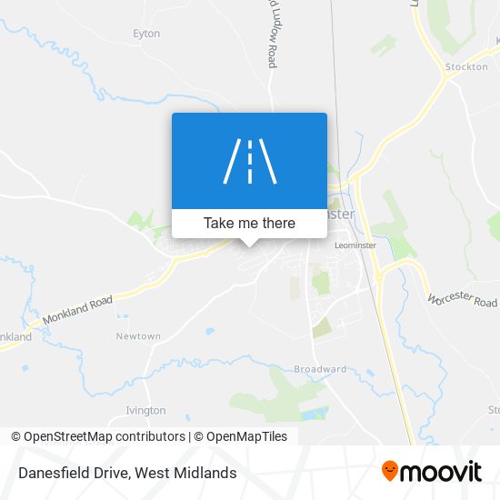 Danesfield Drive map