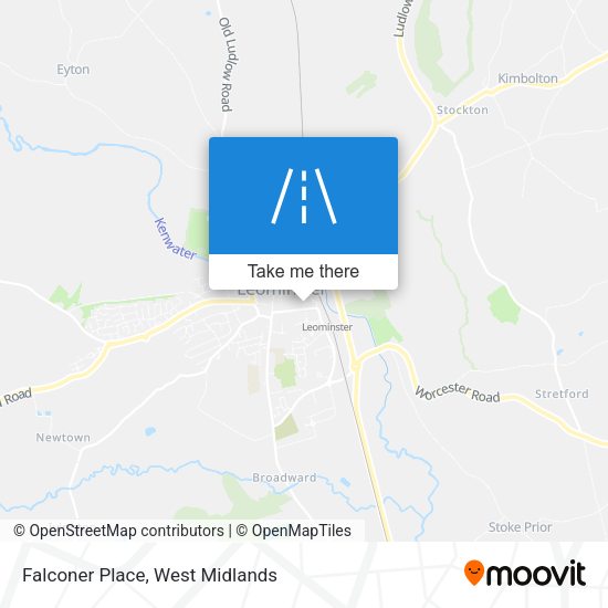 Falconer Place map