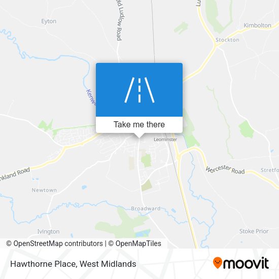 Hawthorne Place map