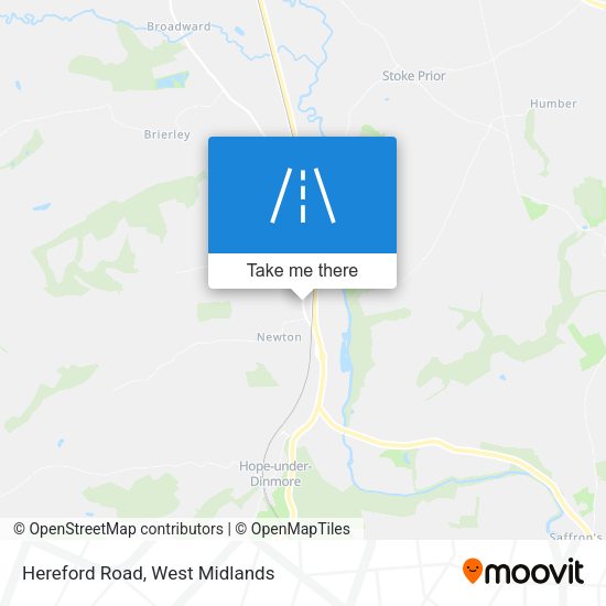 Hereford Road map
