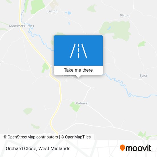 Orchard Close map