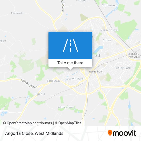 Angorfa Close map