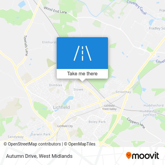 Autumn Drive map