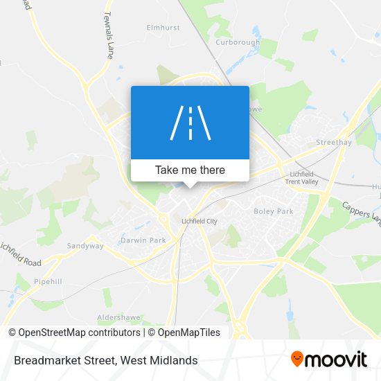 Breadmarket Street map