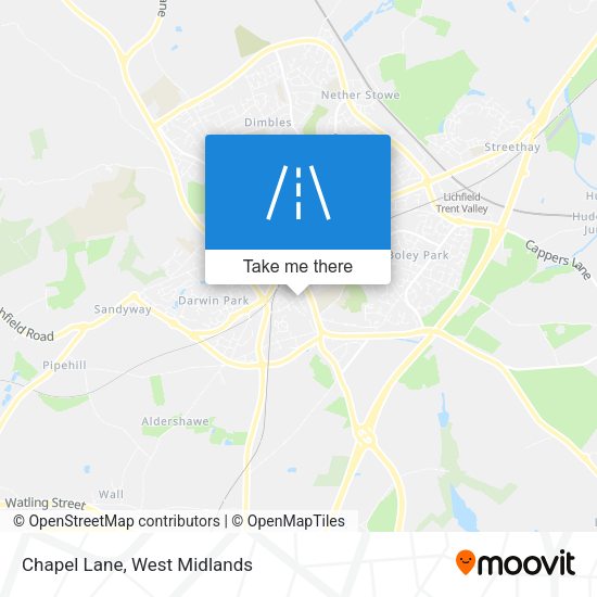 Chapel Lane map